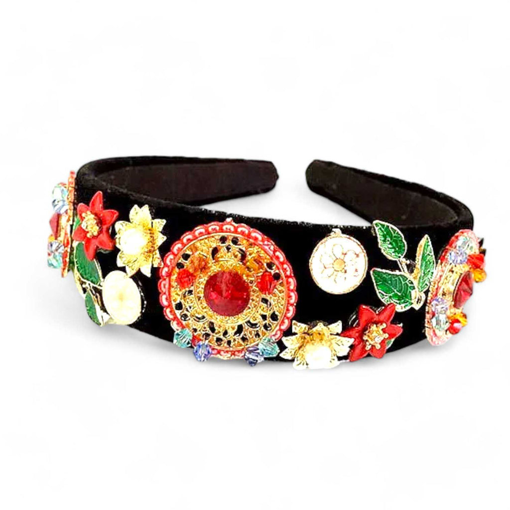 Glamorous headband
Jewel flower headband
Jewel gem headband
Regal headband
Elegant headband
Statement headband
Luxury hair accessory
Plush headband
Fashion headband
Trendy headband
Stylish headband
Glamour headband
Decorative headband