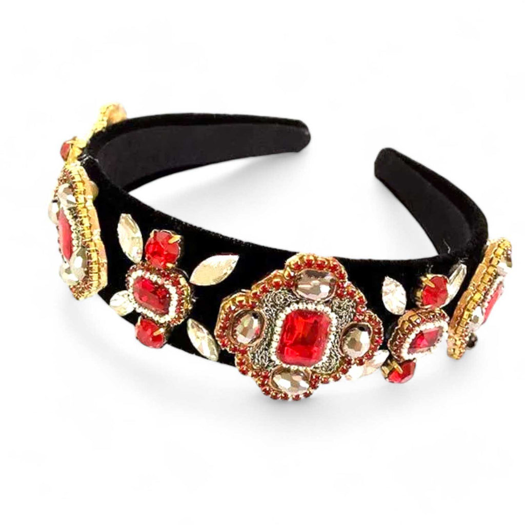 Glamorous headband
Jewel flower headband
Jewel gem headband
Regal headband
Elegant headband
Statement headband
Luxury hair accessory
Plush headband
Fashion headband
Trendy headband
Stylish headband
Glamour headband
Decorative headband